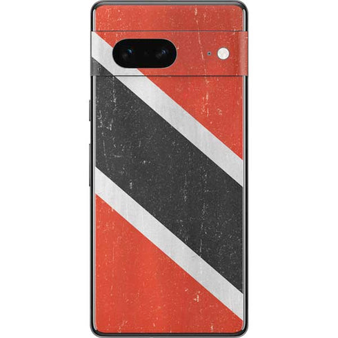 Trinidad and Tobagao Flag Distressed Pixel Skins
